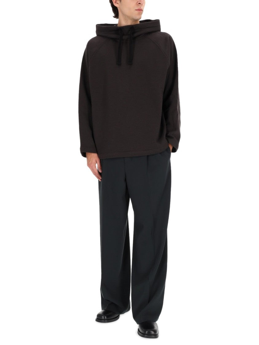 Lemaire Black Boxy High Neck Hoodie