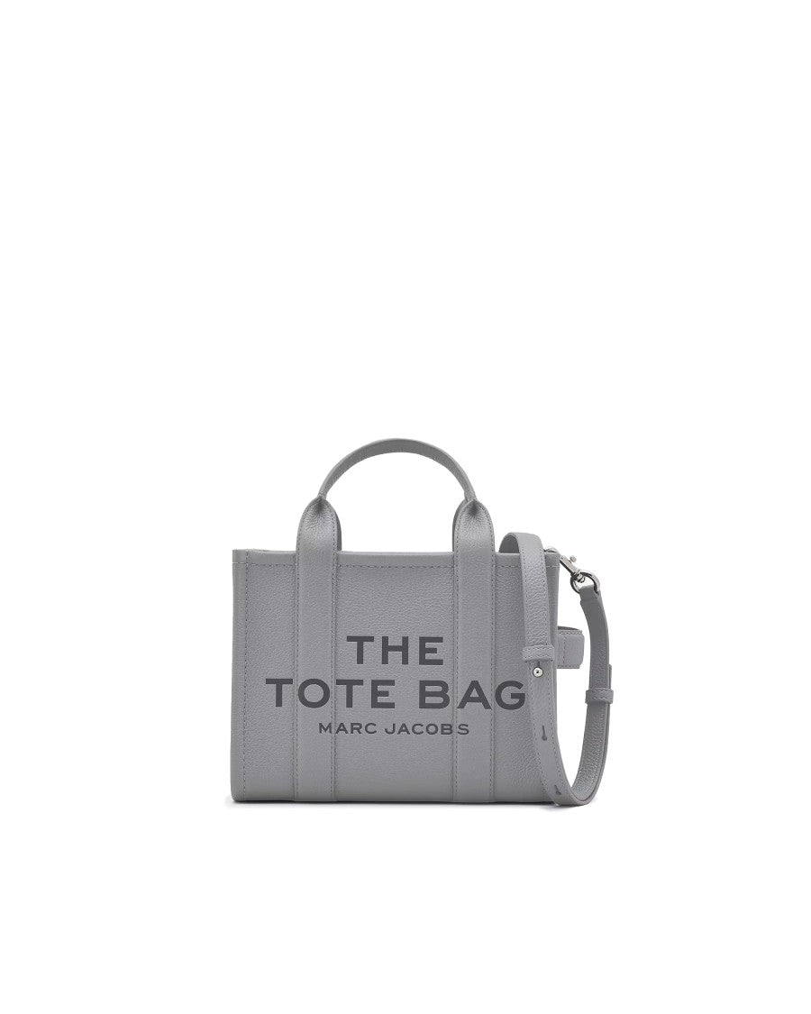 Marc Jacobs The Leather Small Cement Tote Bag