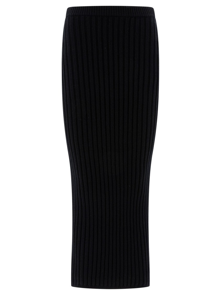 Max Mara Wool And Cashmere Knit Skirt