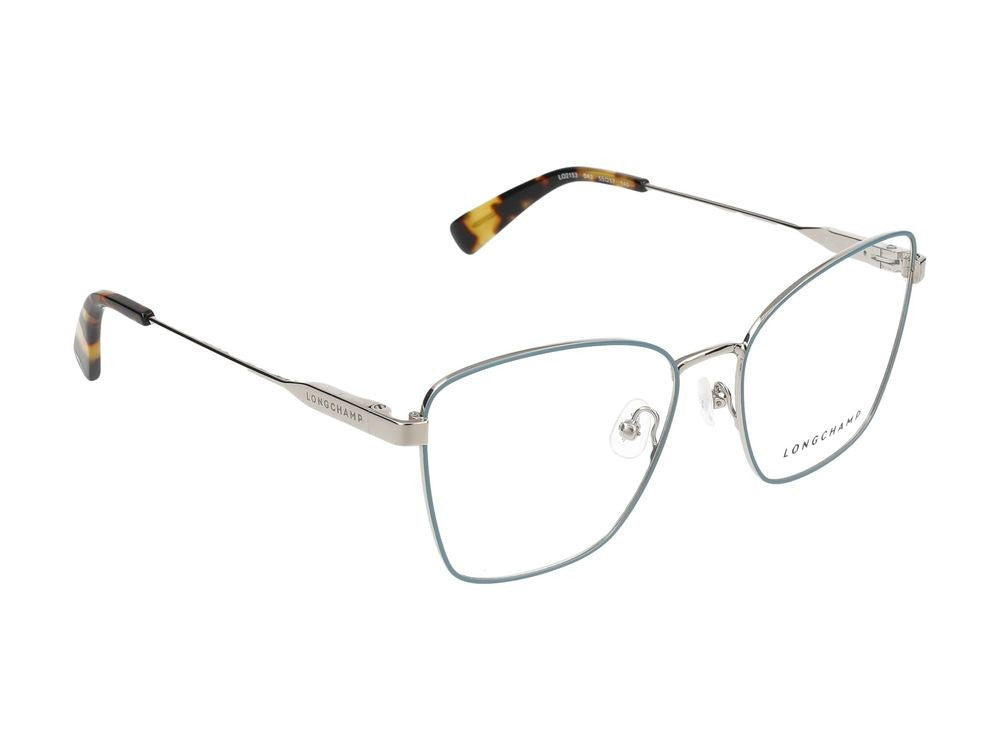 Longchamp Eyeglasses Lo2153 043 Silver/Azure 55/17/140