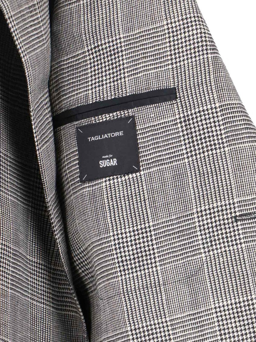 Tagliatore Single-Breasted Blazer – White