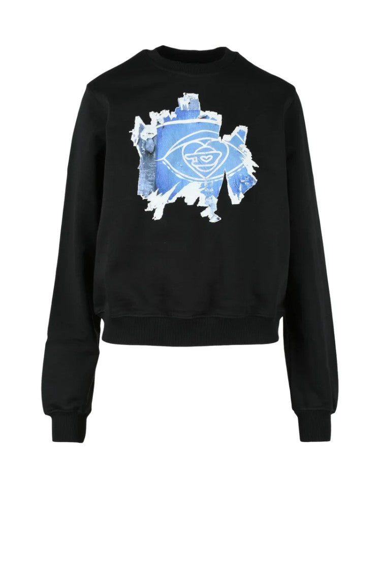 Diesel Black Cotton Sweatshirt