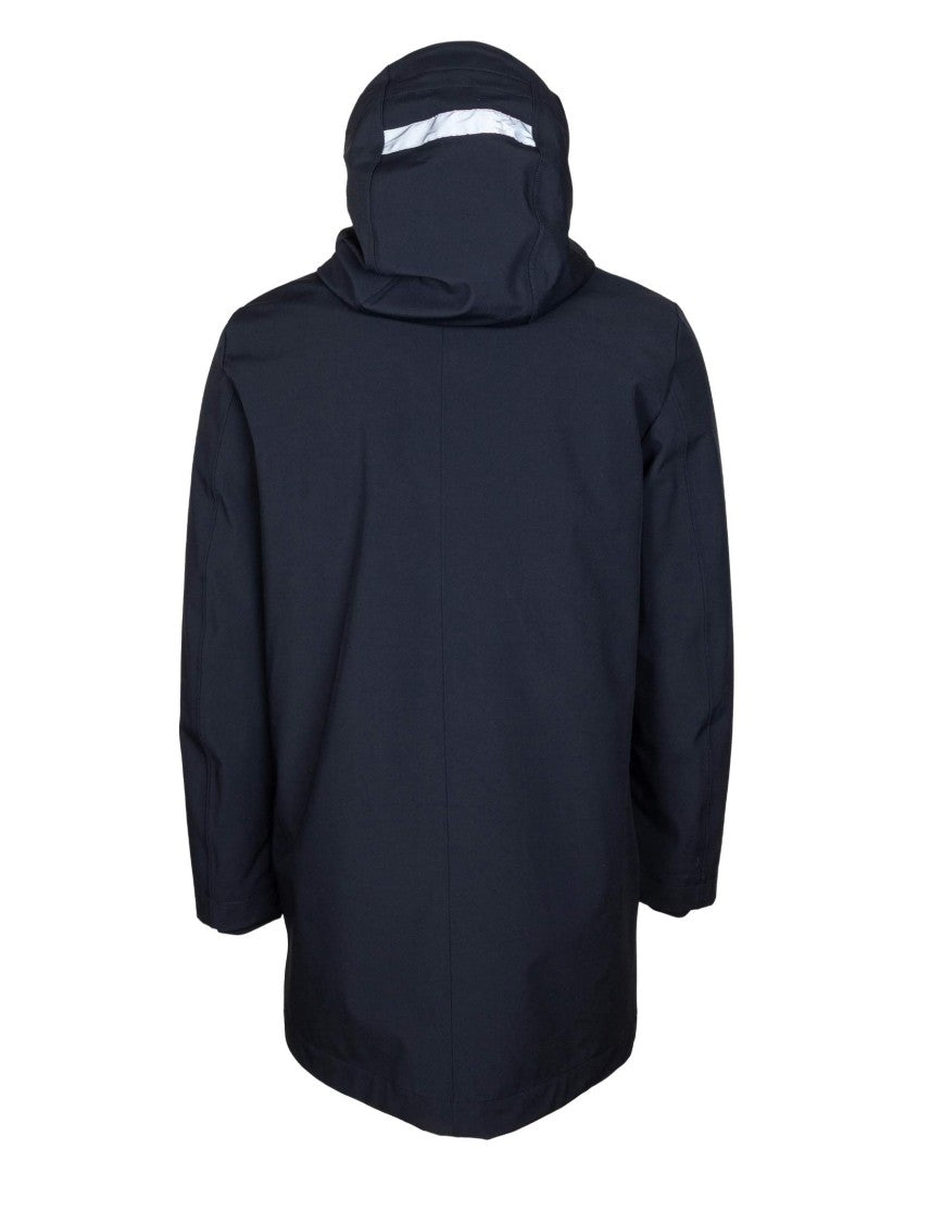 Peuterey Albali Kp Parka In Technical Fabric, Black