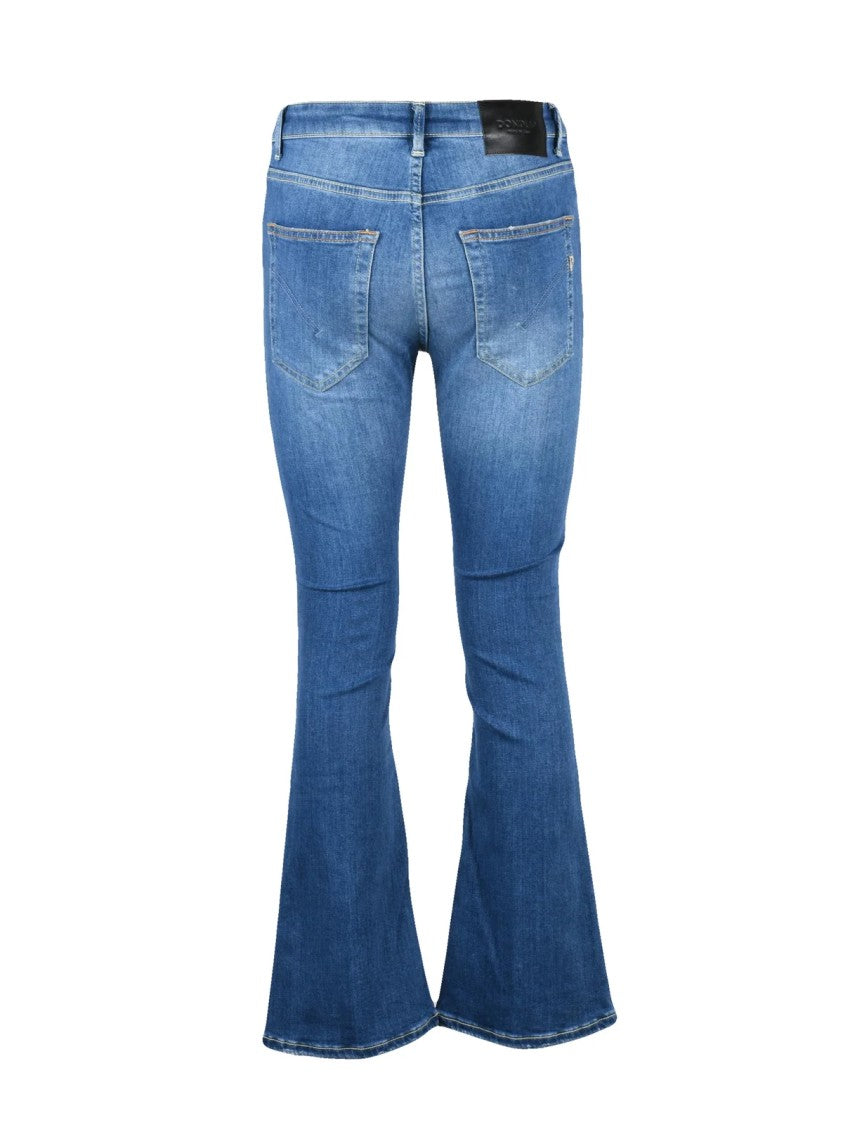 Dondup Superskinny Bootcut Denim Jeans With Classic Five-Pocket Design