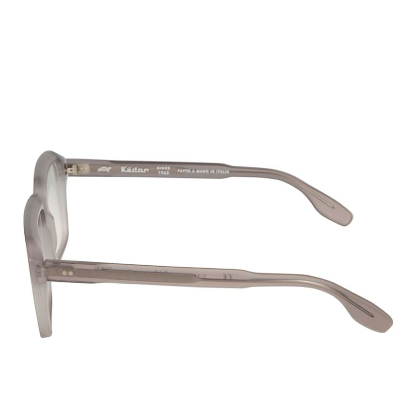 Kador Big 4 Translucent Matte Grey Eyeglasses With Minimalist Design