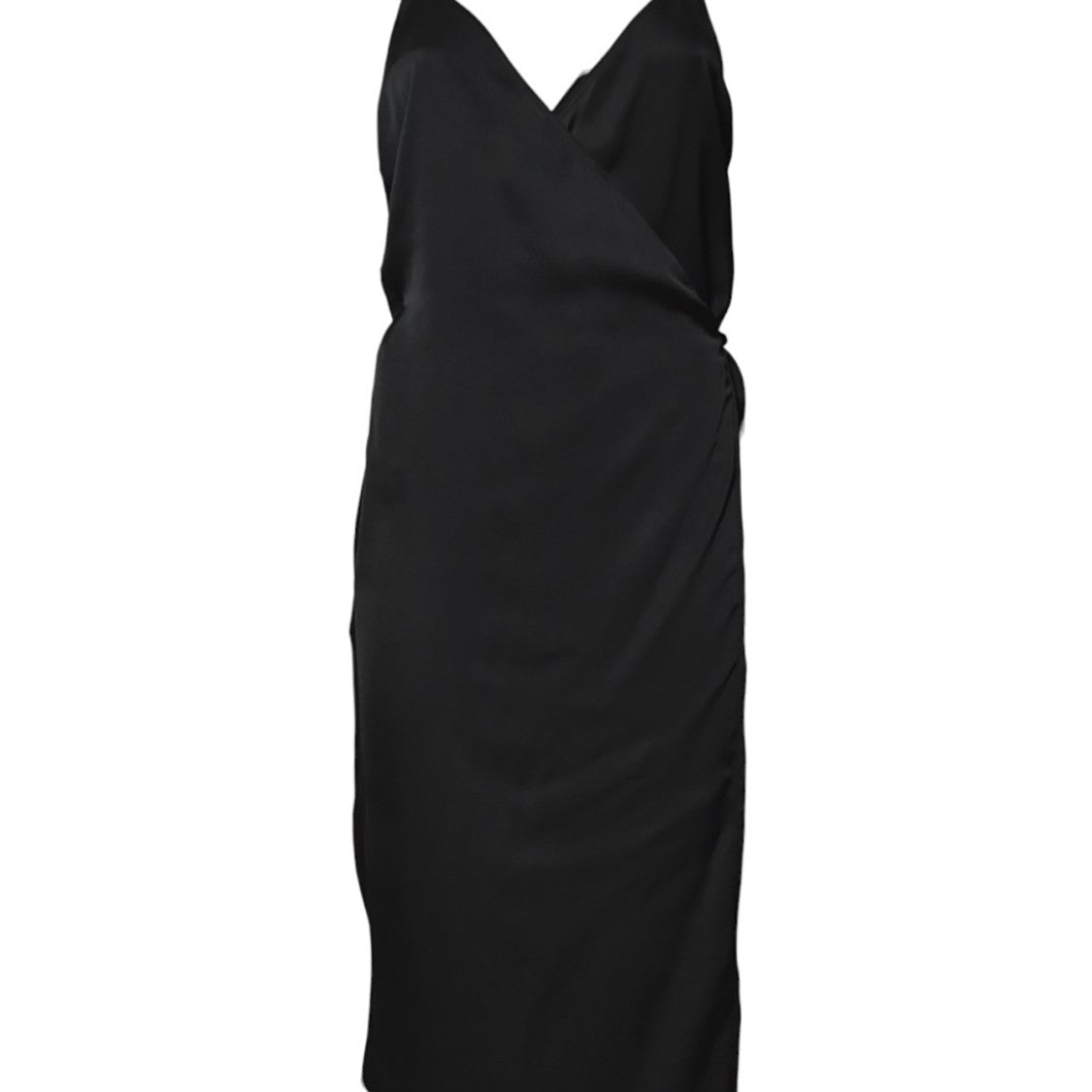 Nine Minutes Long Slip Dress With Crisscross Straps