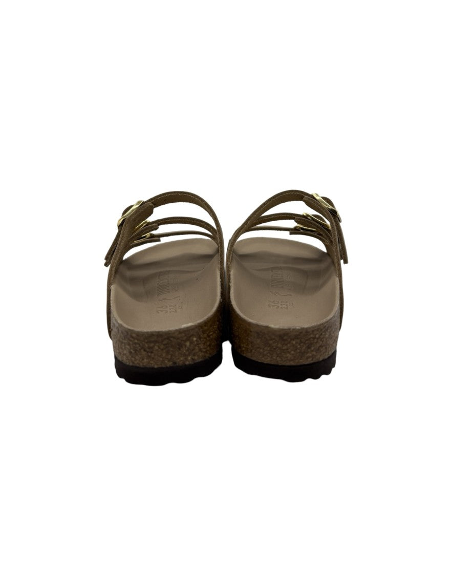 Birkenstock Florida Sandcastle Nubuck Leather Sandals