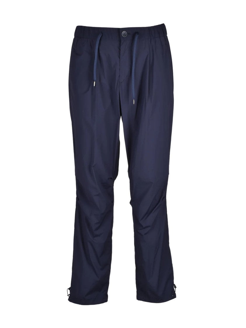 Herno Technical Fabric Trousers Blue