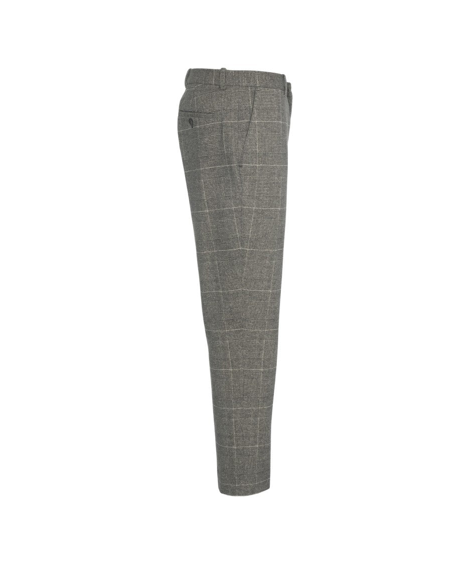 Circolo 1901 Checkered Slim-Fit Chinos With Tailored Silhouette