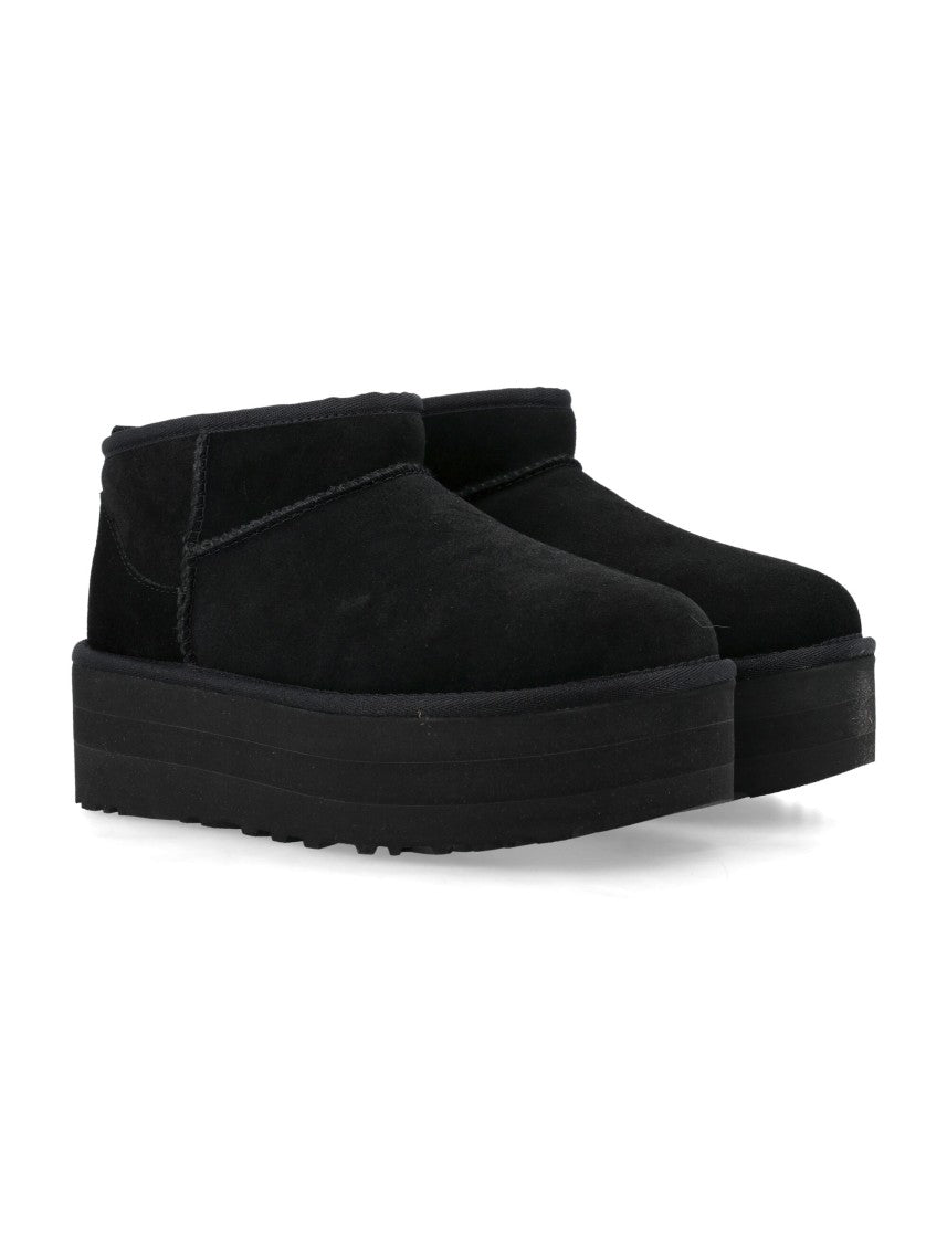 Ugg Ultra Mini Platform Suede Ankle Boots