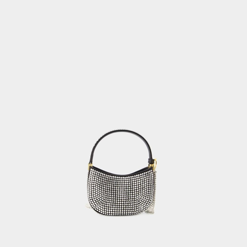 Magda Butrym Micro Vesna Hobo Bag - Black - Strass
