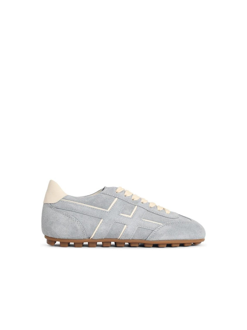 Hogan 'H693' Light Blue Suede Sneakers