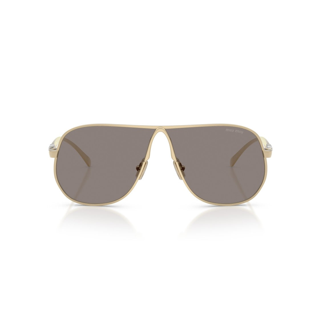 Miu Miu 0Mu A56s Gold Aviator Sunglasses