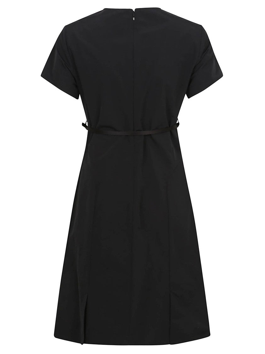 Givenchy A-Line Black Dress With Fitted Bodice