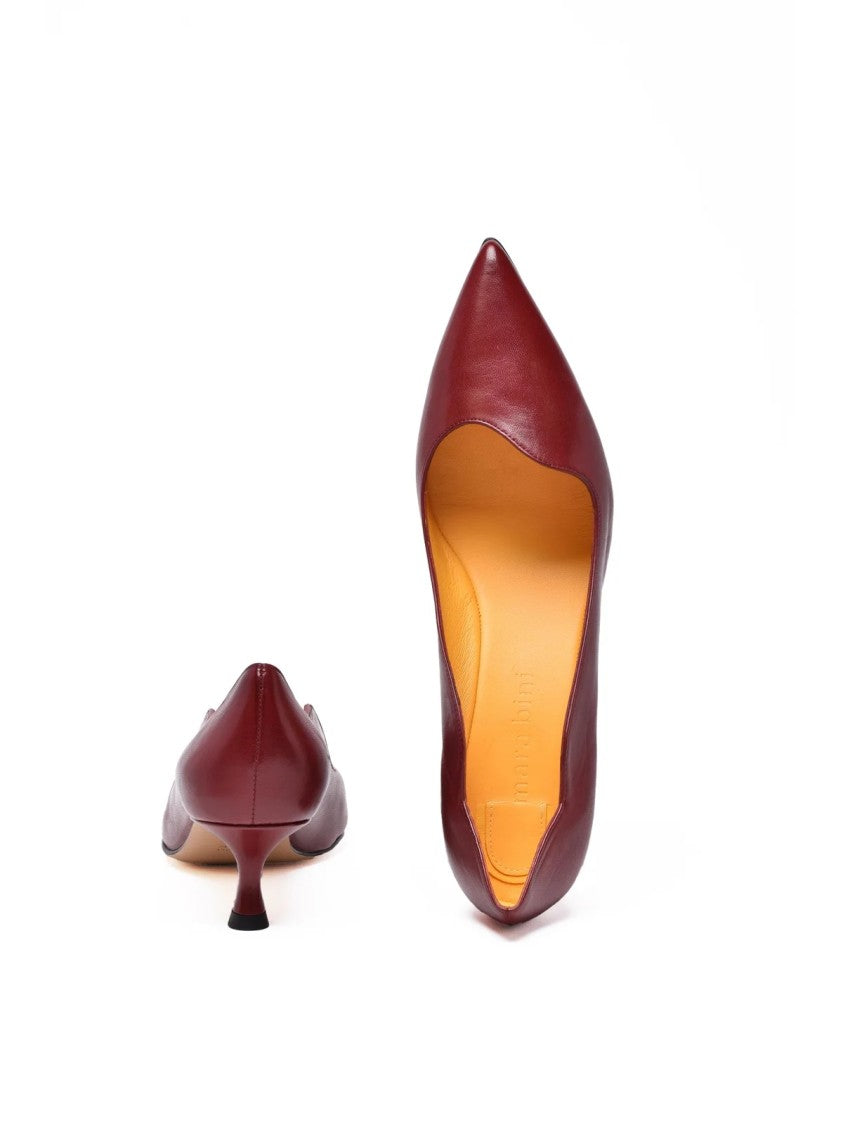 Mara Bini Red Leather Pumps