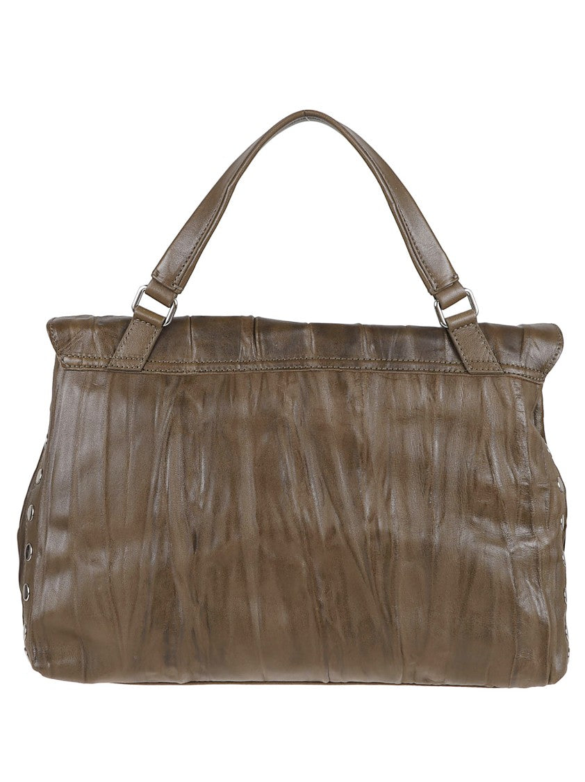 Zanellato Green Leather Crossbody Bag