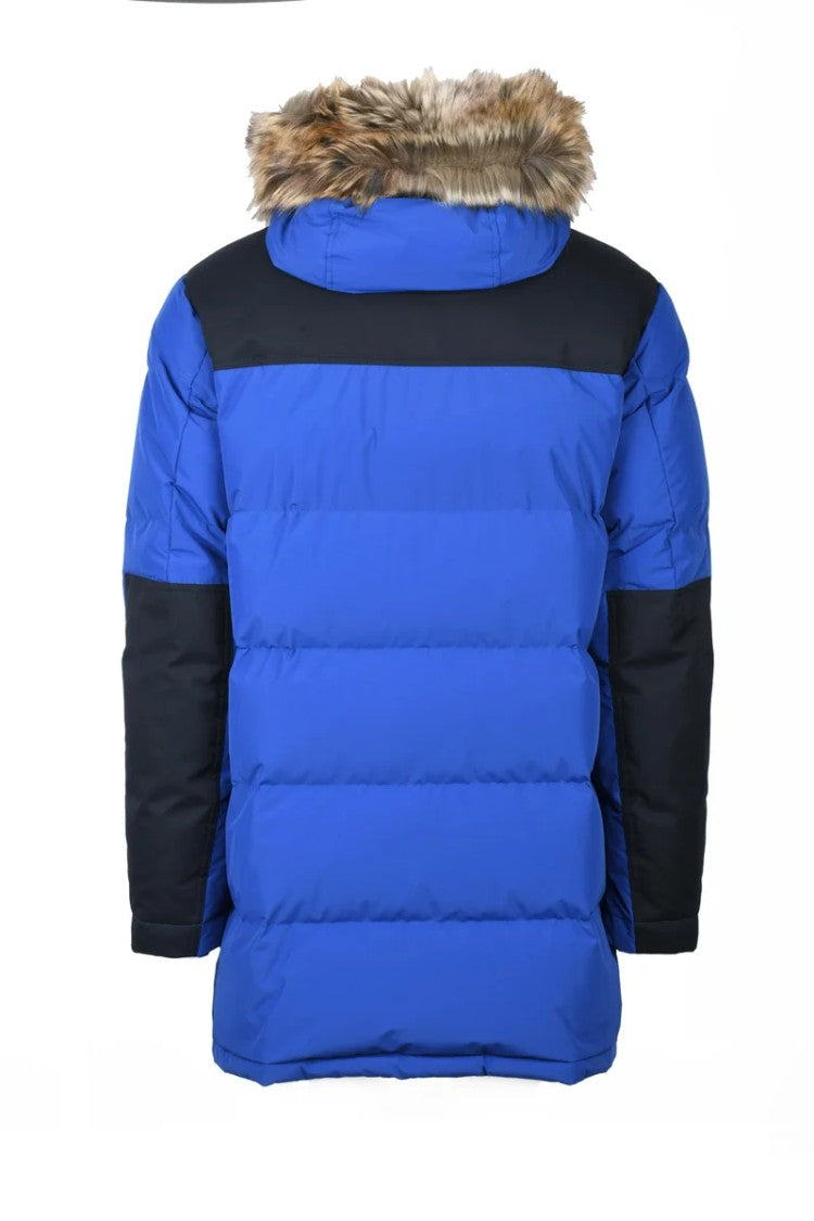 Paul & Shark Long Down Jacket - Blue