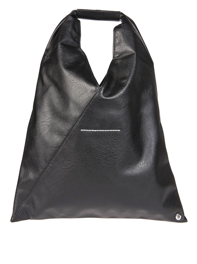 Mm6 By Maison Margiela Black Small Japanese Folded Triangular Handbag