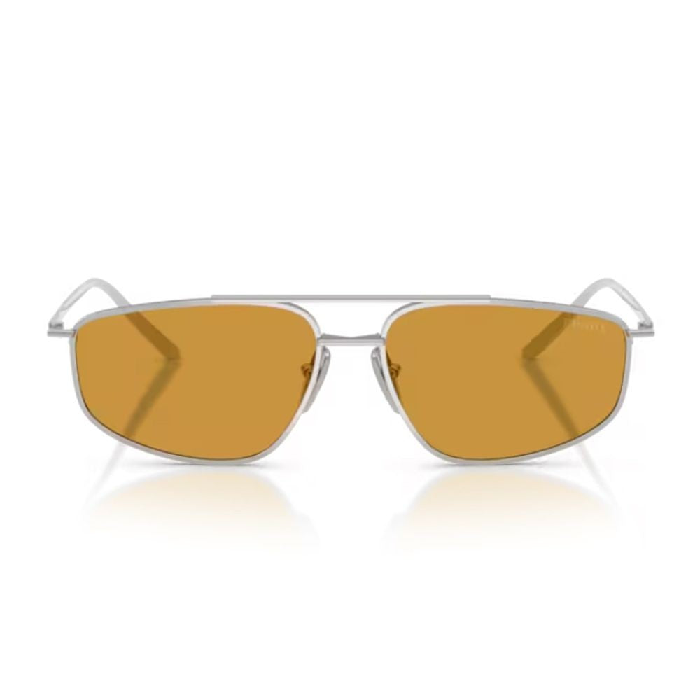 Prada Pr C51s Ultra-Slim Rectangular Metal Sunglasses