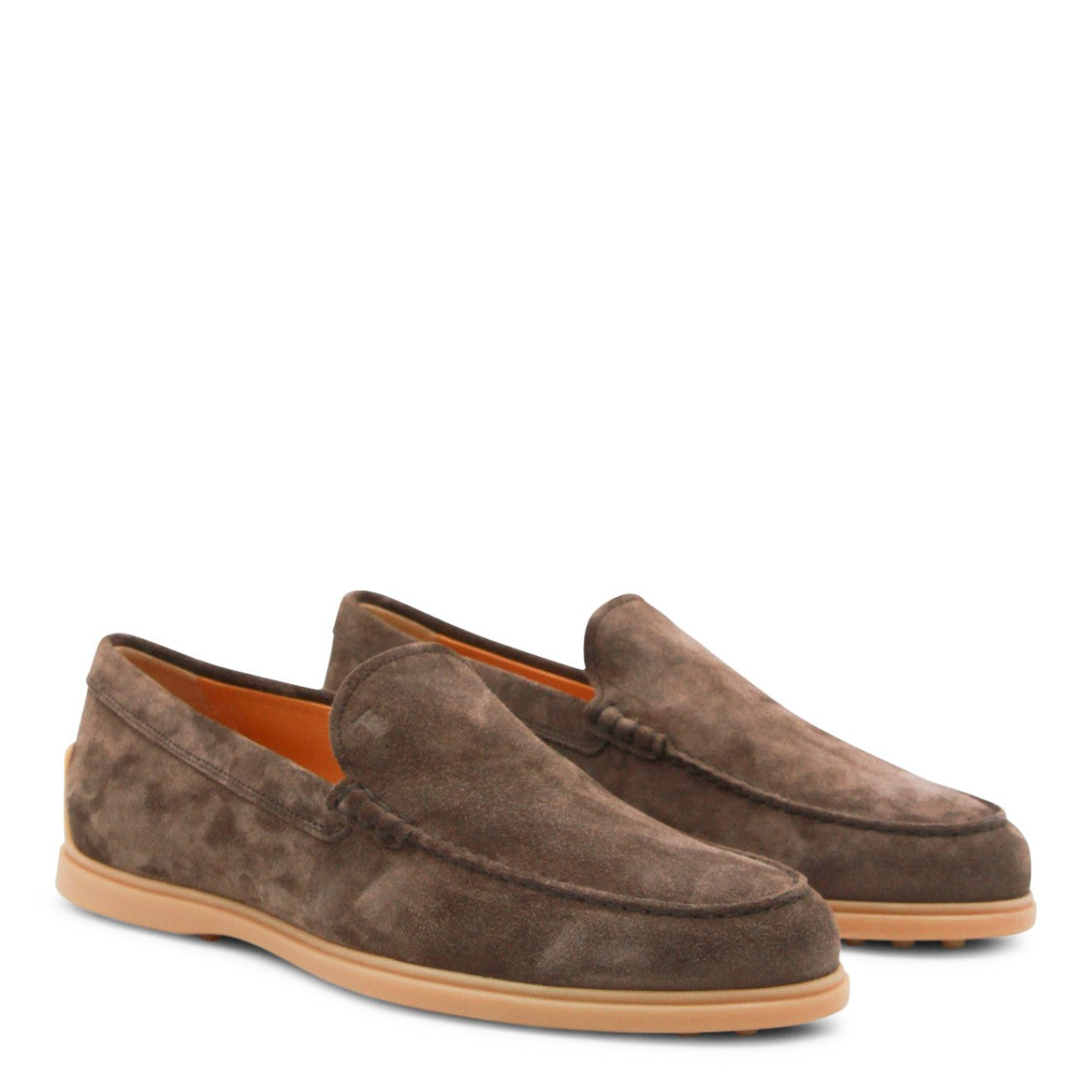 Tod's Dark Brown Leather Loafers