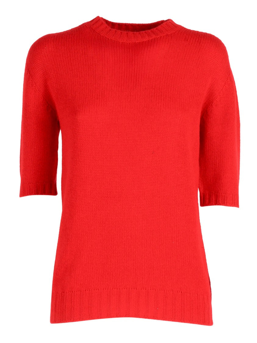 Fabiana Filippi Lacca Cashmere Short Sleeve Top