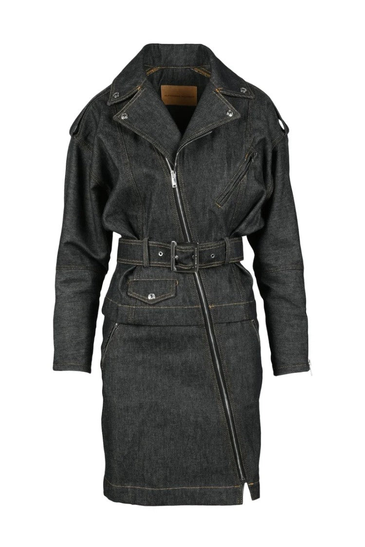 Alexandre Vauthier Denim Dress - Black