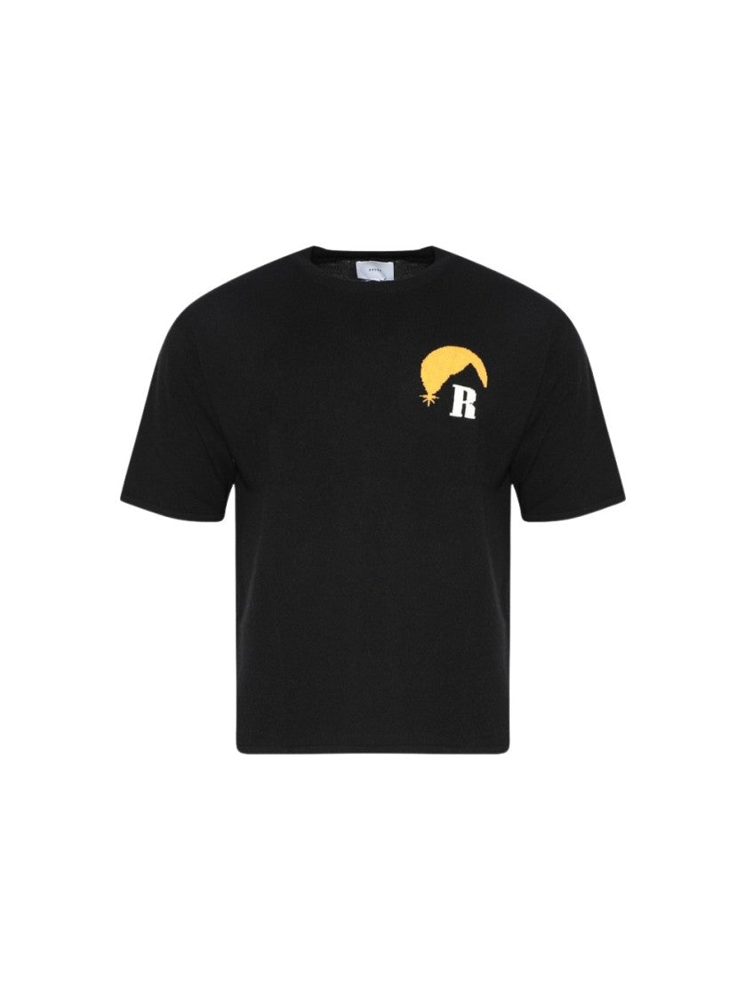 Rhude Moonlight Knit Tee Black