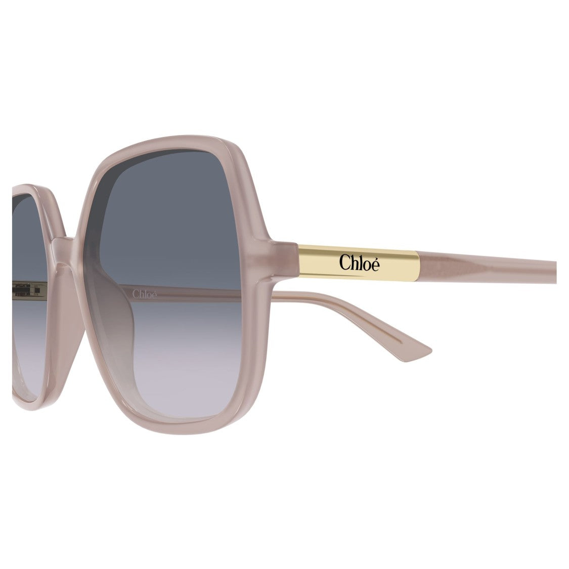 Chloé Oversized Square Sunglasses In Muted Beige