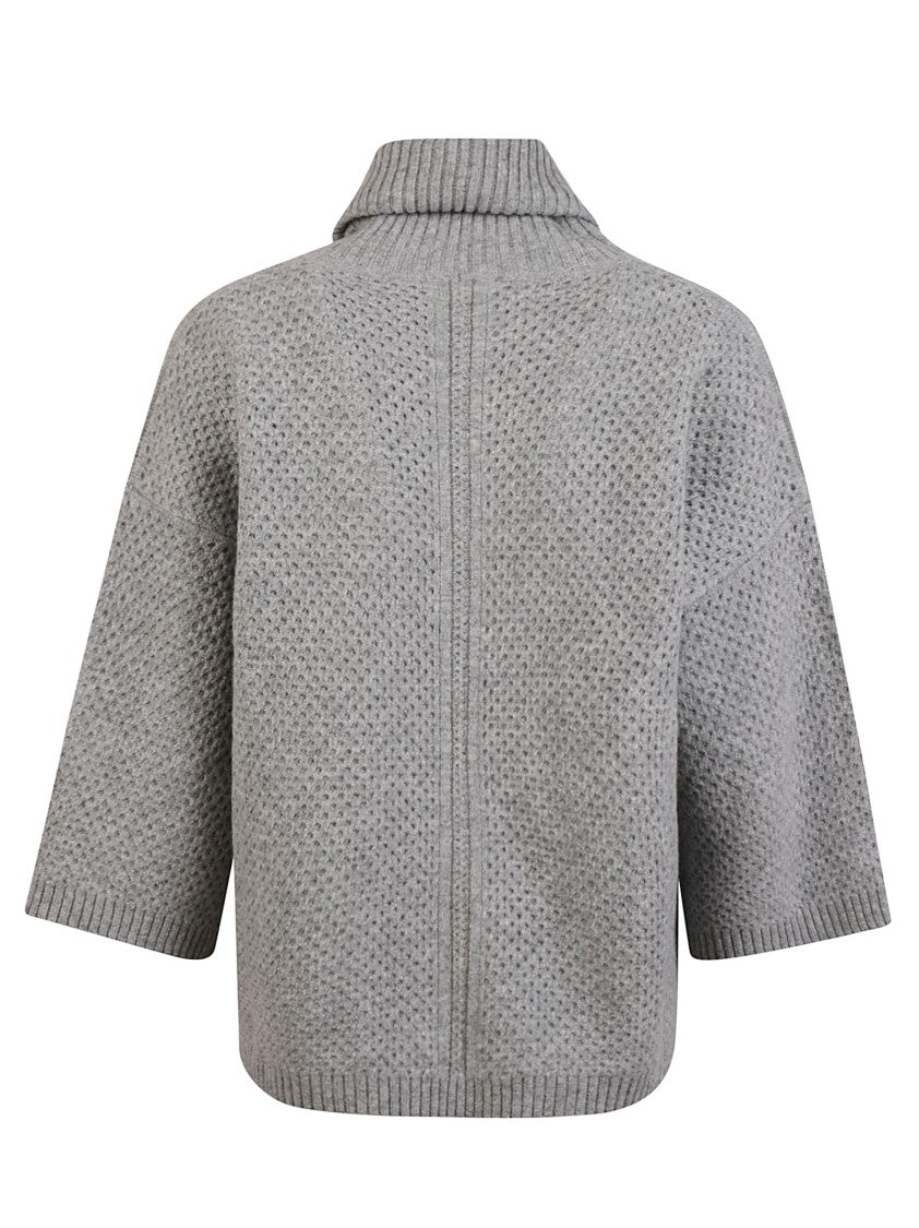 Fabiana Filippi Textured Knit Cropped Sweater