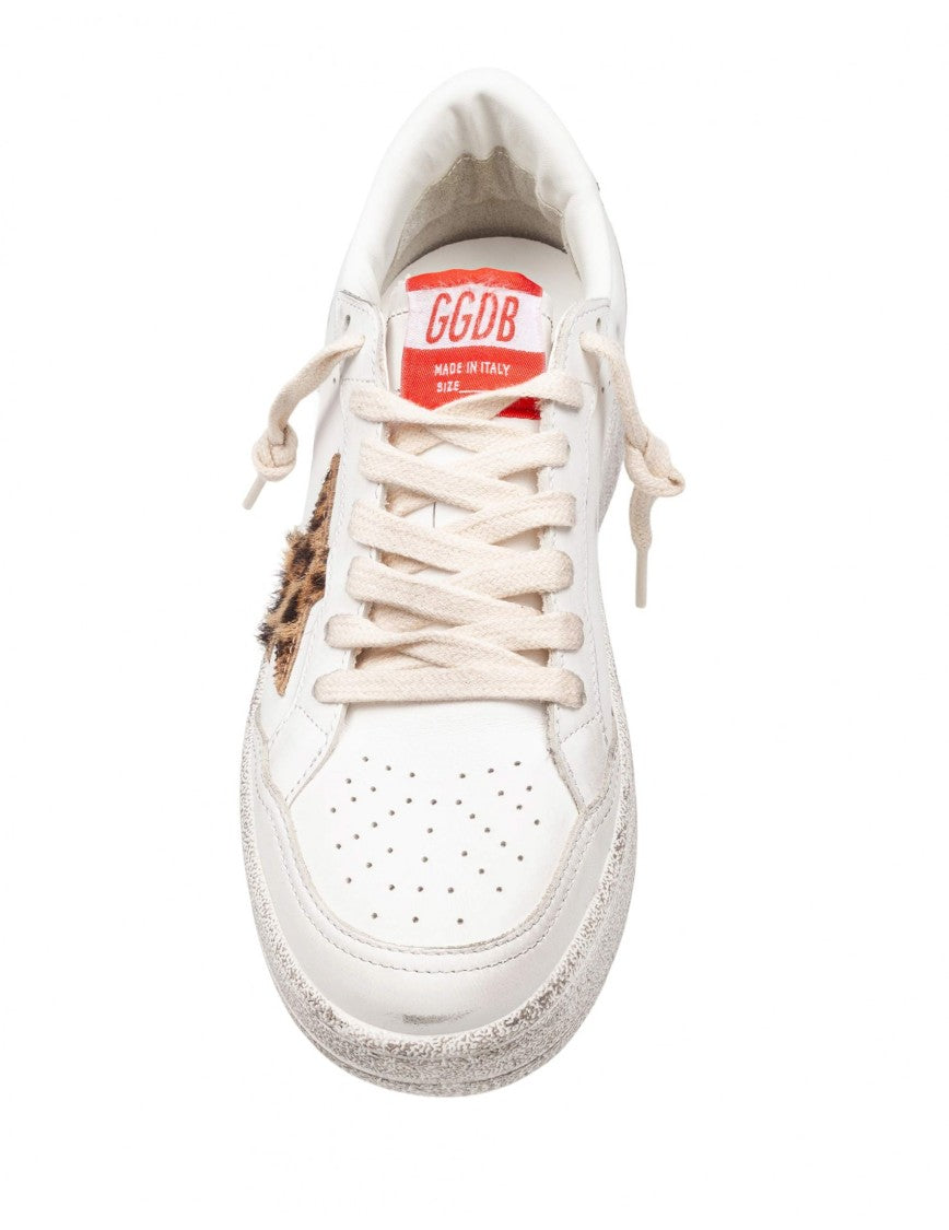 Golden Goose Sneakers Ball Star 2 In White Leather