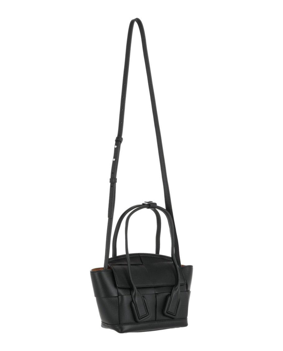 Bottega Veneta Arco 33 Mini Grainy Leather Top-Handle Bag
