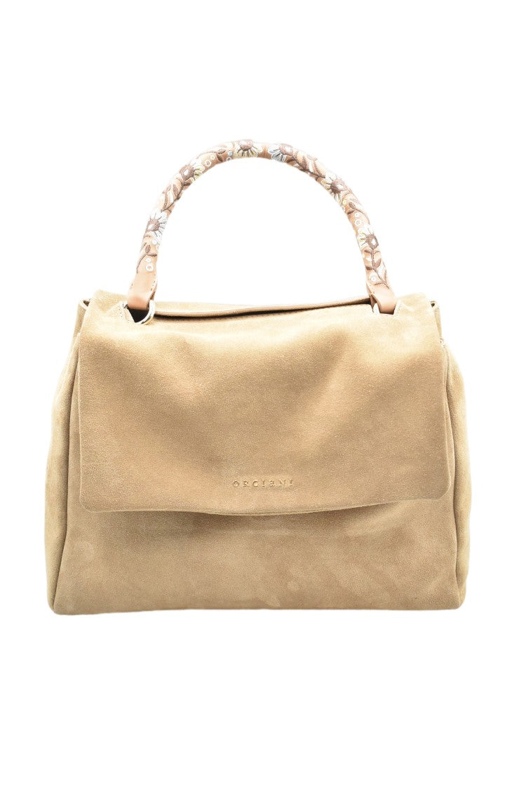 Orciani White Elegant Chic Versatile Daily Handbag