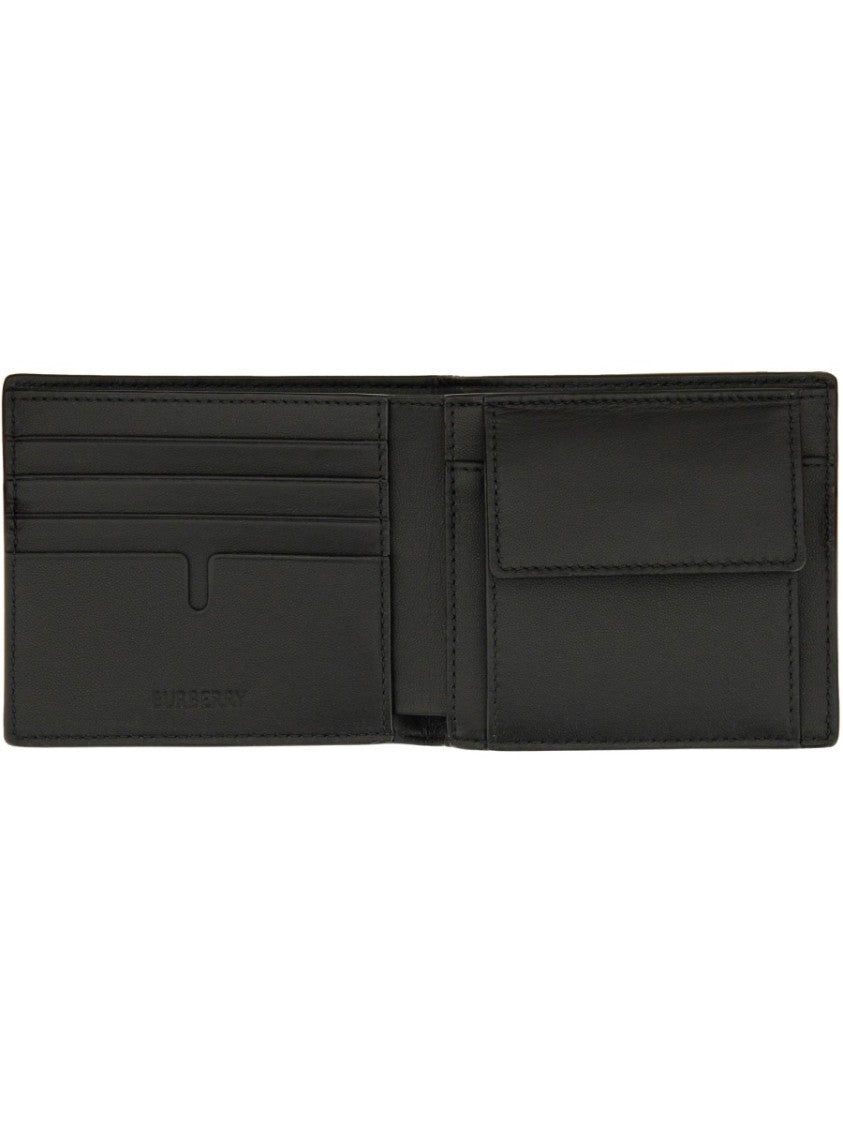 Burberry Embossed Check Wallet