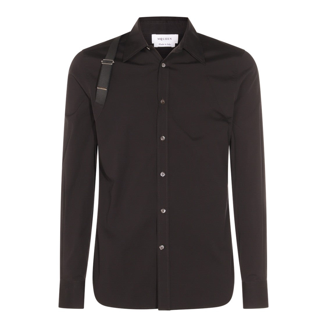 Alexander Mcqueen Black Cotton Shirt