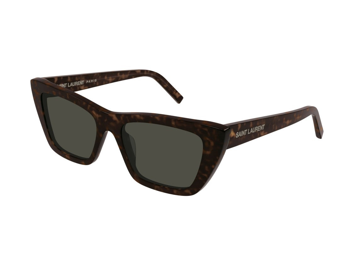 Saint Laurent Sl 276 Mica Oversized Square Tortoiseshell Sunglasses