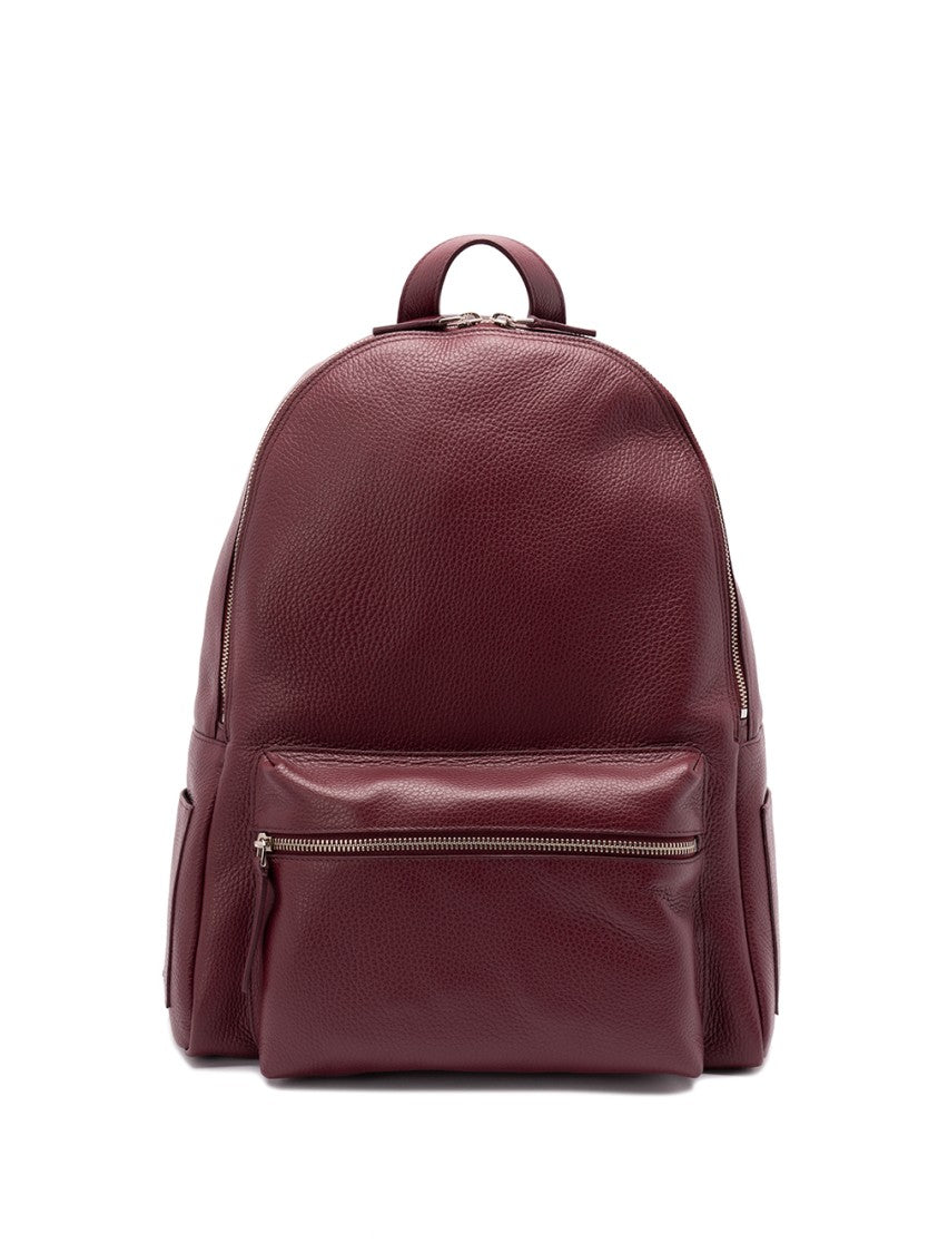 Orciani `Micron` Leather Backpack