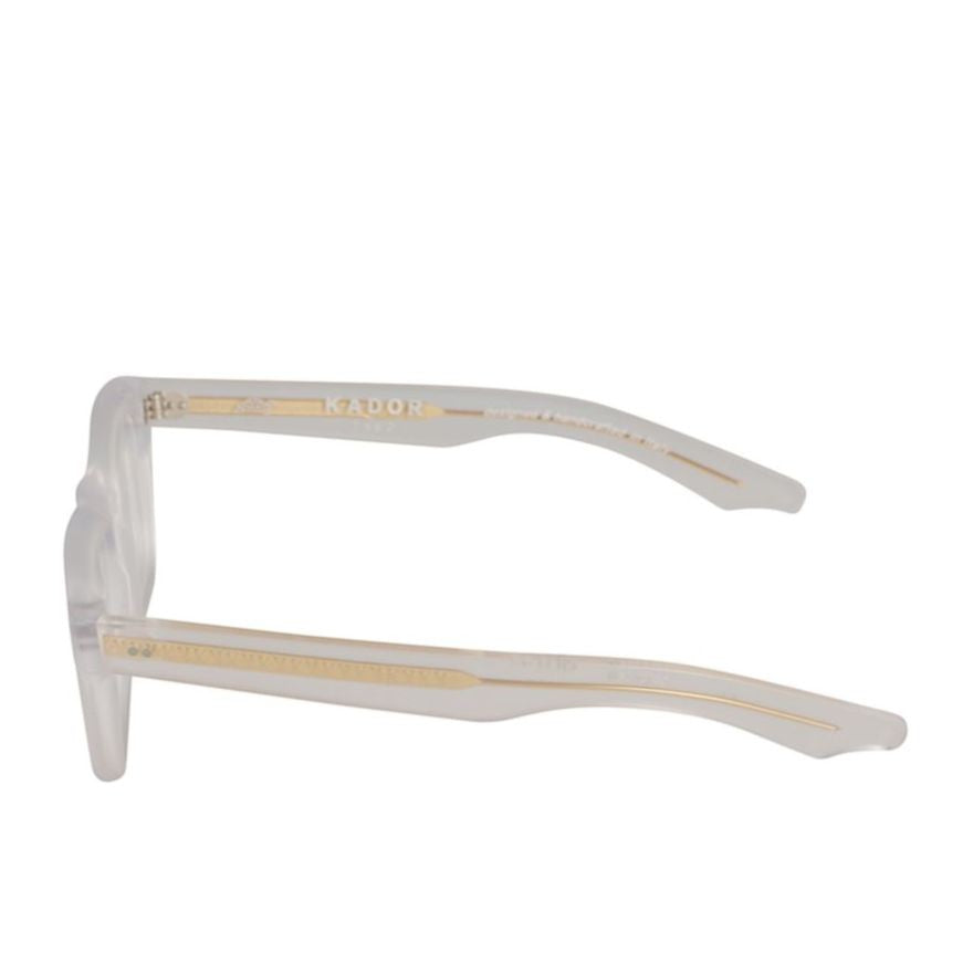Kador Voyager 23 Translucent Minimalist Sunglasses With Gold-Tone Accents