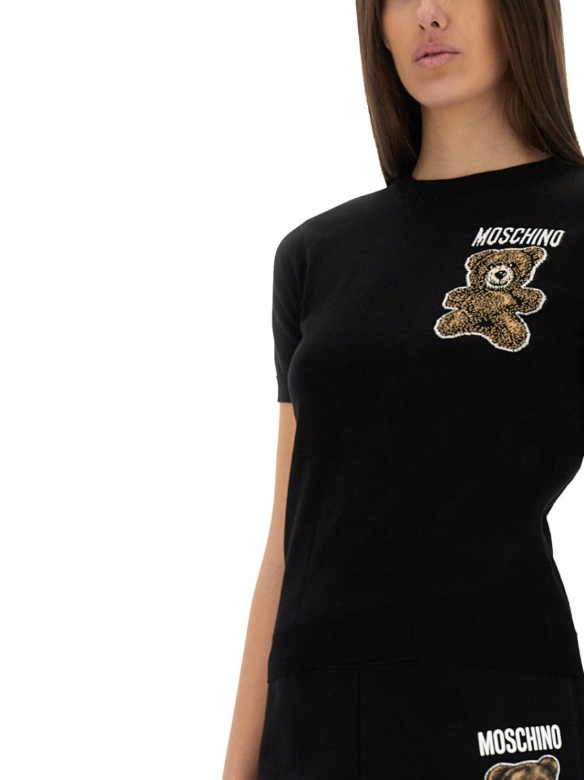 Moschino Teddy Bear Knit Top