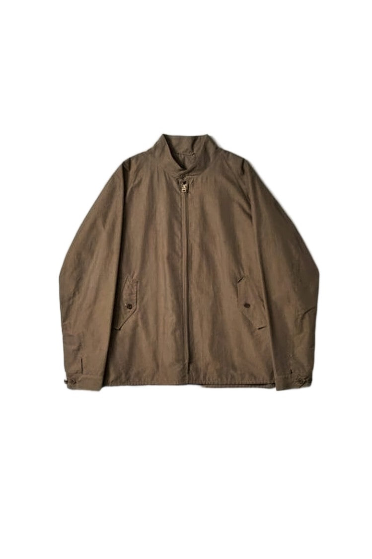 Kaptain Sunshine Lightweight Brown Jacket With Minimalist Design And Adjustable Cuffs