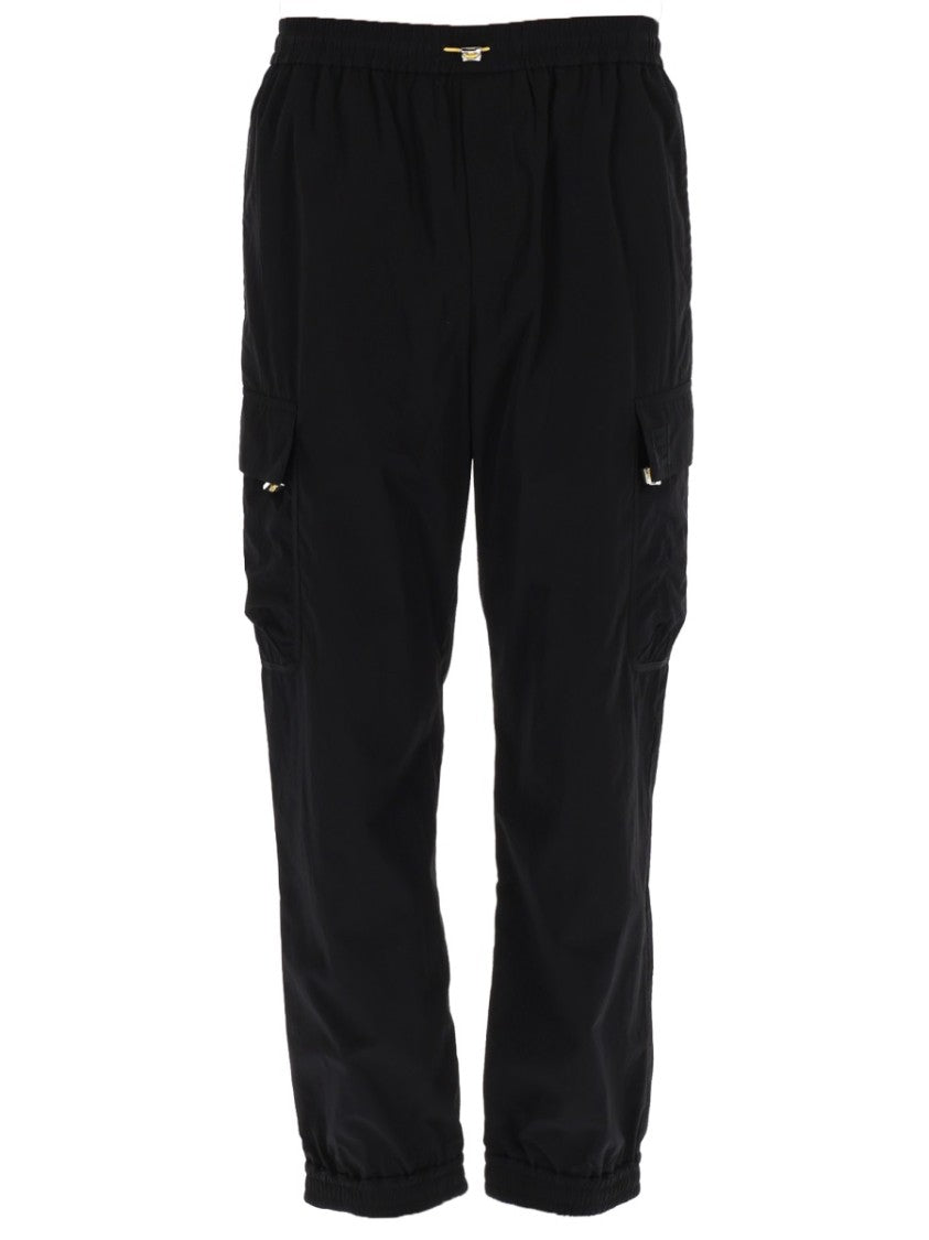 Fendi Technical Fabric Tapered Pants With Flap Cargo Pockets