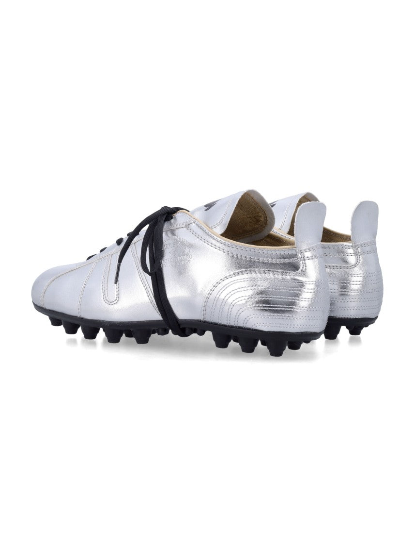 Pantofola D'oro 540 Football Inspired Black Leather Sneakers