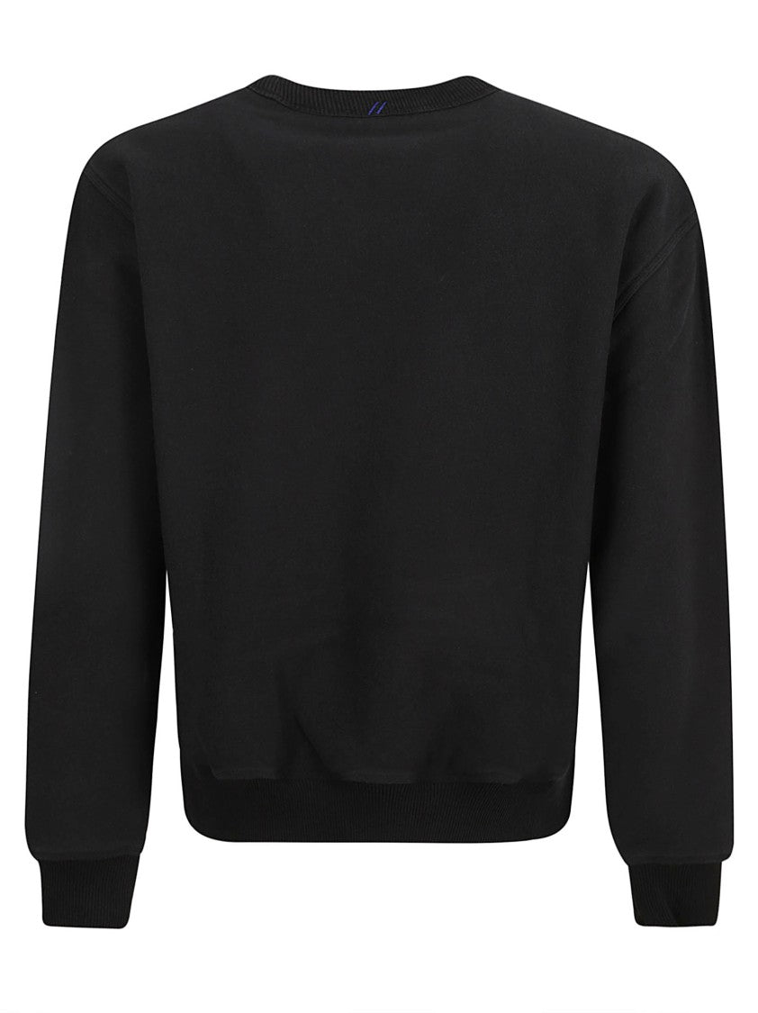 Burberry Classic Black Sweater With Ribbed Details