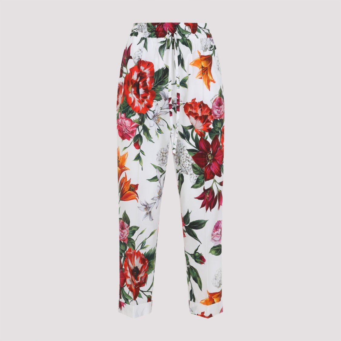 Dolce & Gabbana White Cotton Pants