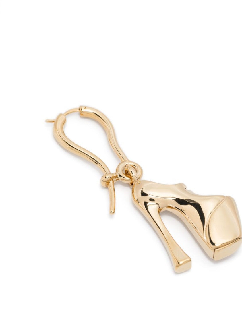 Vivienne Westwood Gold-Tone Polished High-Heeled Charm Earrings