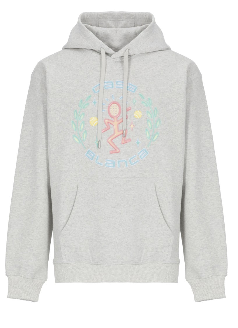 Casablanca Grey Dance Joy Cotton Hoodie