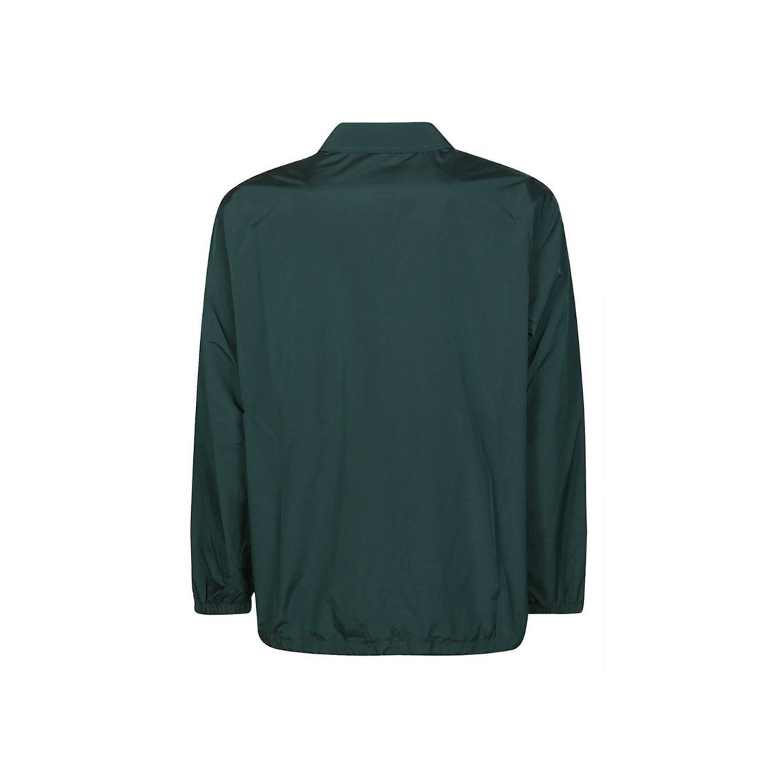 Autry Lightweight Green Jacket With Logo Detail And Adjustable Hem