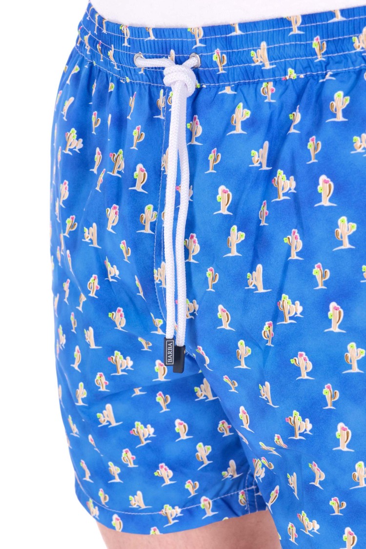 Barba Quick-Dry Cactus Print Swim Shorts