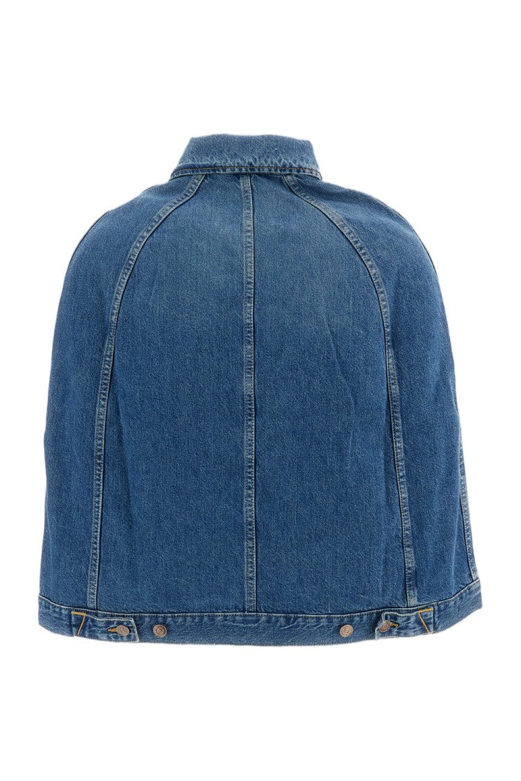 7 For All Mankind Blue Midtown Cotton Denim Jacket