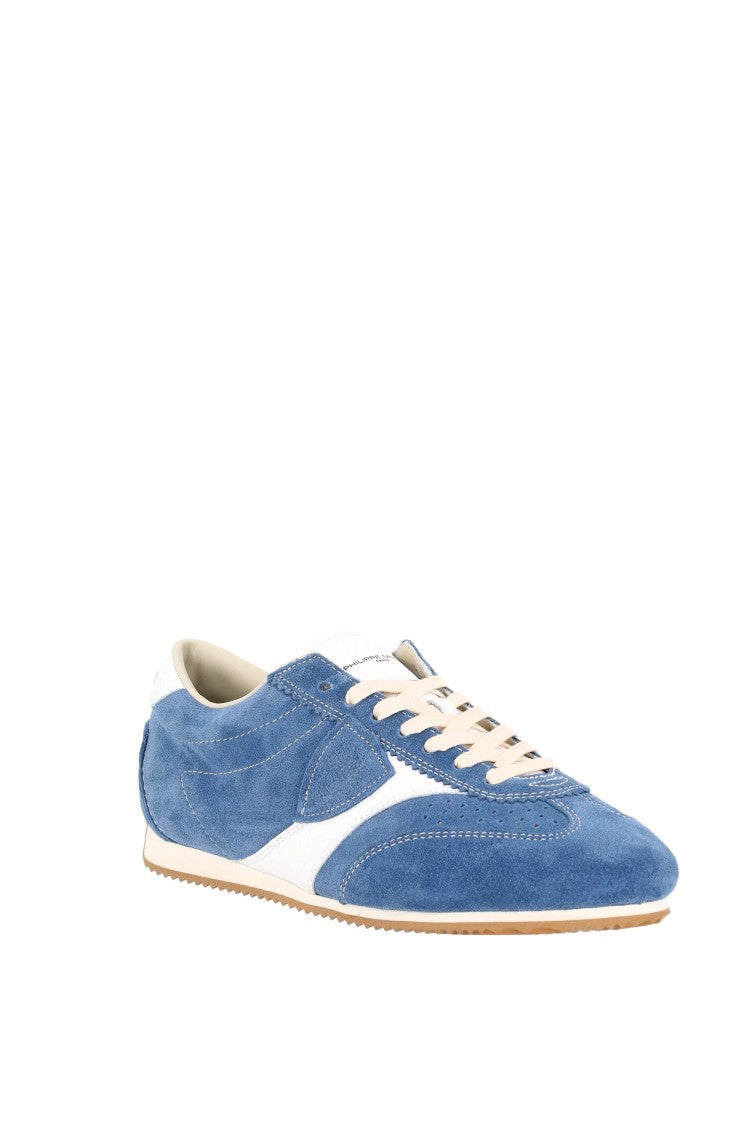 Philippe Model Planche Denim Blue Retro Suede Sneakers