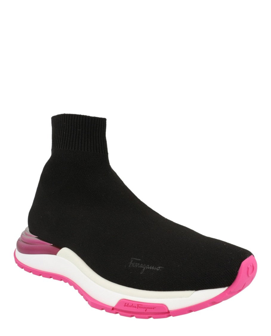 Ferragamo Ninette High-Top Sock Sneakers